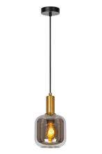 Hanglamp Lucide JOANET -  - Ø 16 cm - 1xE27 - Fumé, Huis en Inrichting, Lampen | Hanglampen, Nieuw, Verzenden