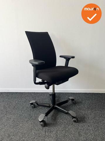 HAG bureaustoel H05 5600- Zwarte stoffering (achterkant rug, Werkplek, Ophalen of Verzenden, Gebruikt, Stoel