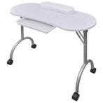 Compacte Manicure Tafel | Tweede Kansje | OP = OP, Huis en Inrichting, Bureaus, Verzenden, Met wielen, Nieuw, Bureau