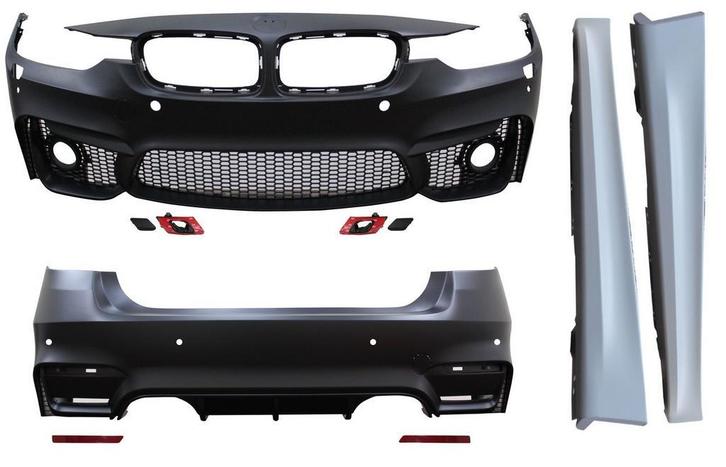 F80 M3 Look Pakket Voor BMW 3 serie F30 12-19 B2384, Auto-onderdelen, Carrosserie, Nieuw, BMW, Voor, Achter, Links, Rechts, Bumper