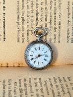 Montre de poche ancienne en argent – Mouvement cylindre 10