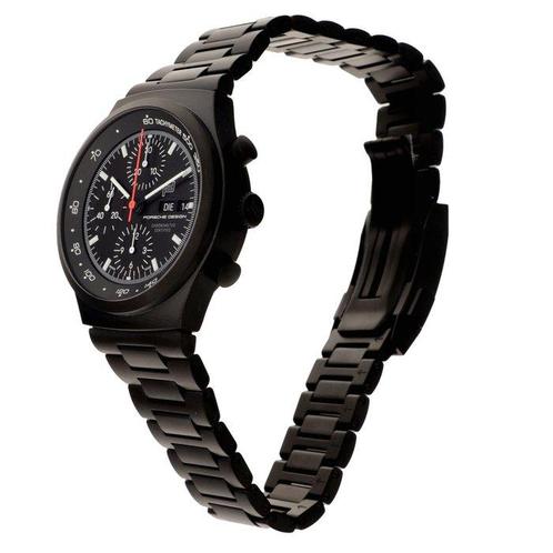 Porsche Design - All Black Chronograph Numbered Edition -, Handtassen en Accessoires, Horloges | Heren
