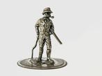 C. - Miniatuur figuur - Jager - .835 zilver