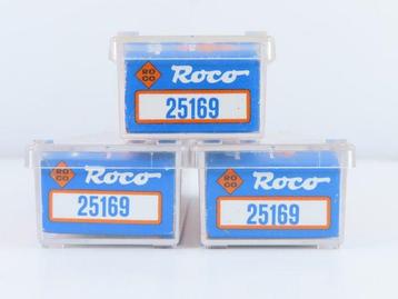 Roco N - 25169 - Modeltrein (3) - 3x 4-assige hoge open