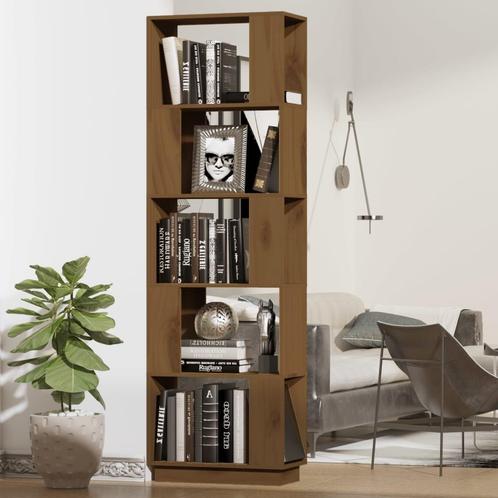 vidaXL Boekenkast/kamerscherm 51x25x163,5 cm massief hout, Huis en Inrichting, Kasten | Boekenkasten, Nieuw, Verzenden