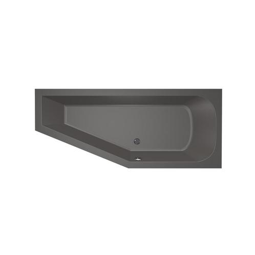 Hoekbad Xenz Lagoon Compact 170x75x45 cm Rechts Antraciet, Doe-het-zelf en Bouw, Sanitair, Bad, Nieuw, Ophalen of Verzenden