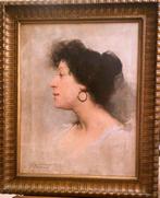 Michelangelo Melano (1867-1915) - Profilo femminile