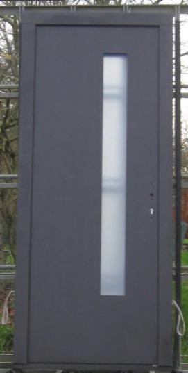 moabi houten voordeur , deur , buitendeur 94 x 219, Doe-het-zelf en Bouw, Deuren en Vliegenramen, Nieuw, Glas, Hout, Buitendeur