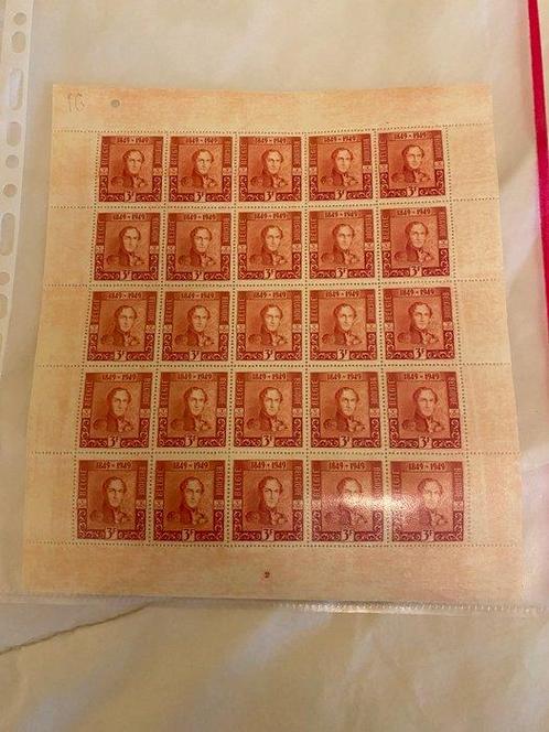 België 1949/1949 - 1949 De 100ste verjaardag van de eerste, Postzegels en Munten, Postzegels | Europa | België