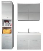 Badkamermeubel Set Paso 80 x 40 cm Wit Badmeubel, Verzenden, Nieuw
