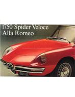 1967 ALFA ROMEO 1750 SPIDER VELOCE BROCHURE ENGELS (USA), Boeken, Ophalen of Verzenden, Nieuw