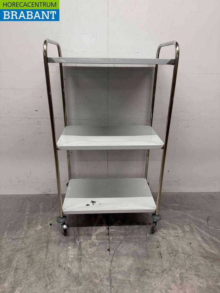Acier inoxydable Saro Chariot de service 3 étages 153,5 cm, Zakelijke goederen, Horeca | Overige, Verzenden