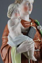 Beeldje - Sint Antonius van Padua - Bisque Porselein