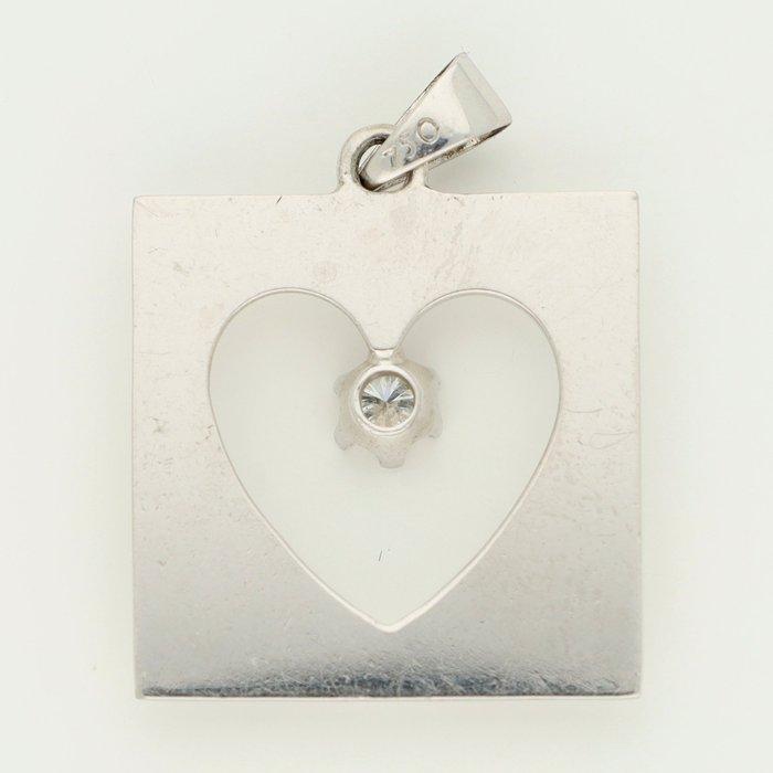 Hanger - 18 karaat Witgoud Diamant (Natuurlijk), Handtassen en Accessoires, Antieke sieraden