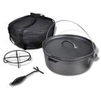 vidaXL Braadpan 11,3 L inclusief accessoires, Verzenden, Nieuw