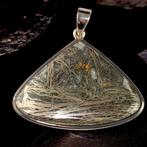 Zeldzame formatie - Veerpyriet Exclusieve zilveren hanger, Verzamelen, Mineralen en Fossielen