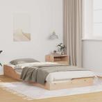 vidaXL Bedframe Bruin 100 x 220 cm Massief grenenhout, Huis en Inrichting, Verzenden, Nieuw