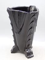 Vaas - Art Deco driehoekige vaas - Glas