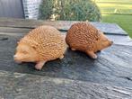 Beeld, set of 2 metal hedgehogs - 10 cm - Gietijzer, Antiek en Kunst