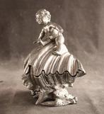 Antieke bonbonnière - Bonbon mand - Tin, Antiek en Kunst