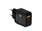 Veiling - Quick charger zwart - dual port, Telecommunicatie, Mobiele telefoons | Telefoon-opladers, Nieuw