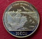 Norvège. 20 Ecu 1994 Harald V Bergen Brygge Schiff -