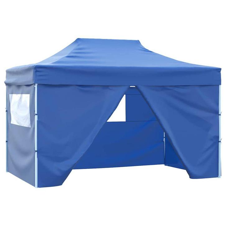 Partytent Blauw | OP = OP | 44% VOORDEEL, Tuin en Terras, Partytenten, Minder dan 4 meter, Minder dan 5 meter, Opvouwbaar, 2 meter of meer