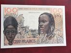 Frans-West-Afrika. - 100 Francs 1959 - Pick 2b  (Zonder, Postzegels en Munten