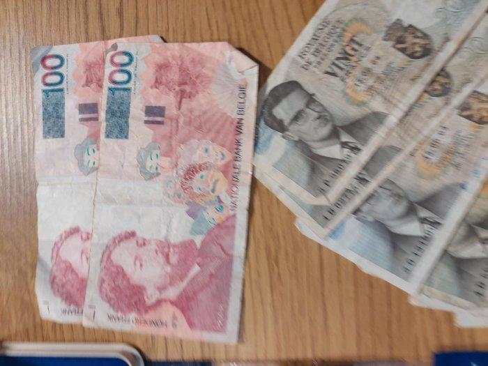 België. Franc Munten en biljetten Belgische Frank (Zonder, Timbres & Monnaies, Monnaies | Pays-Bas