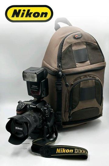Nikon D300s + AF-S 18-200 + SB-800 + MB-D10 - Camerarugzak +