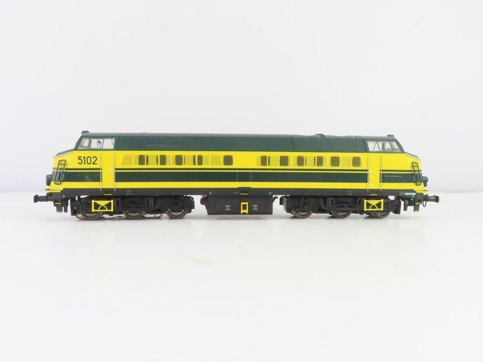 Mehano H0 - T258 5230 - Diesellocomotief (1) - HLD 51 met, Hobby & Loisirs créatifs, Trains miniatures | HO