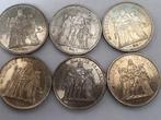 Frankrijk. 10 Francs 1965/1970 Hercule (lot de 6 monnaies en