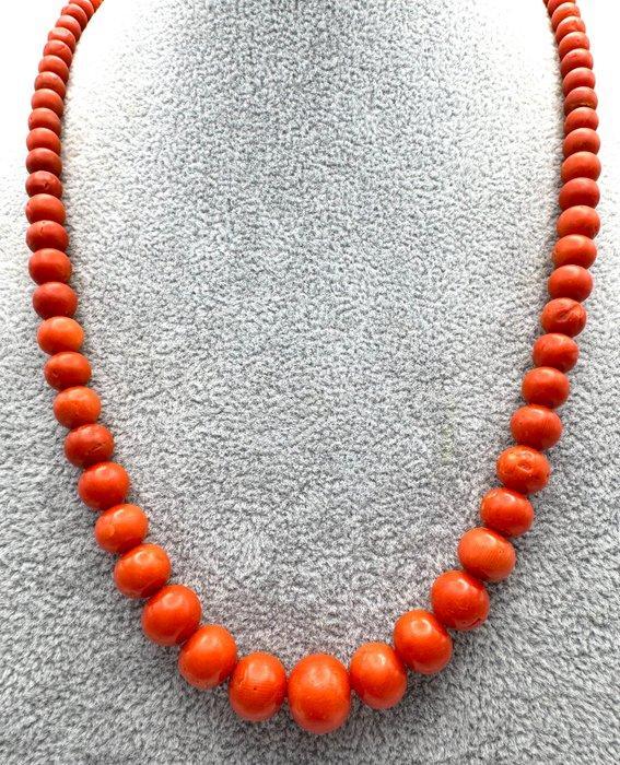 Zonder Minimumprijs - Halsketting Zilver Koraal, Handtassen en Accessoires, Kettingen