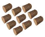 Set van 10 leuke boomstronk kaarthouders (type 2), Verzenden, Nieuw