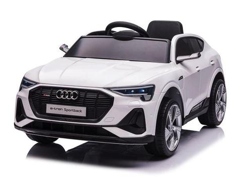 Audi e-tron ,12 volt elektrische kinderauto met rubberen ban, Kinderen en Baby's, Speelgoed | Buiten | Accuvoertuigen, Ophalen of Verzenden