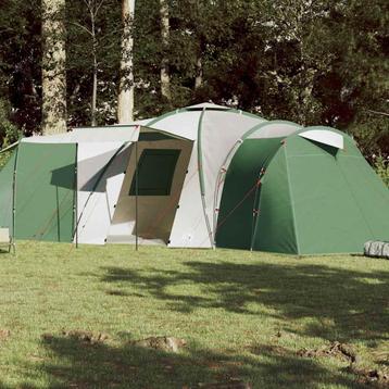 vidaXL Koepeltent 12-persoons waterdicht groen, Verzenden, Nieuw