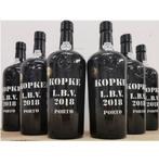2018 Kopke - Douro Late Bottled Vintage Port - 6 Flessen, Verzamelen, Nieuw