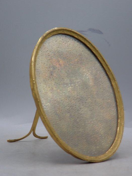 Fotolijst- Ovale lijst - Verguld messing, Antiek en Kunst, Antiek | Overige Antiek