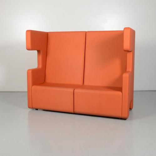 Akoestische oorstoel Ahrend - Roestbruin - 170 x 143 x 75 cm, Huis en Inrichting, Zetels | Zetels, Gebruikt, Ophalen of Verzenden
