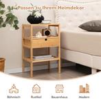 2dekans | Coast 3-stappen nachtkastje gemaakt van bamboe met, Ophalen of Verzenden
