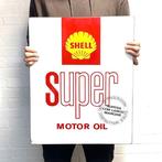 Shell Super Motor Oil - Emaille reclamebord, Antiquités & Art, Antiquités | Assiettes décoratives & Carrelages