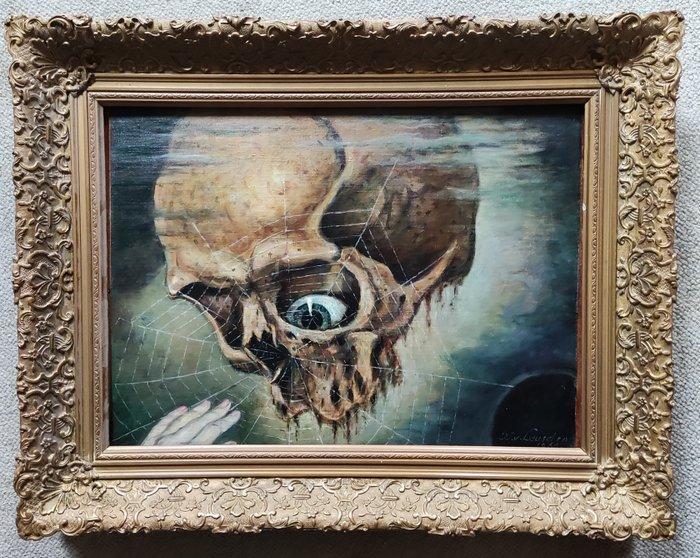 Willem van Leusden (1886-1974) - Cri de détresse, Antiek en Kunst, Kunst | Schilderijen | Klassiek