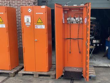 3x Gasflessenkast beschikbaar voor biedingen