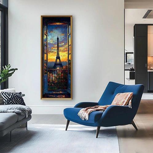 I_KONIQ (1969) - Vertical Panoramic Paris sunrise - Giga, Antiek en Kunst, Curiosa en Brocante