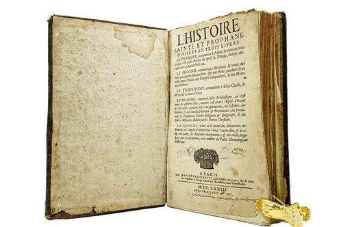 Ignace Poindreux - LHistoire Sainte et Prophane - 1673, Antiek en Kunst, Antiek | Boeken en Manuscripten
