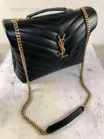 1 Yves Saint Laurent Loulou medium black/gold..., Bijoux, Sacs & Beauté, Ophalen