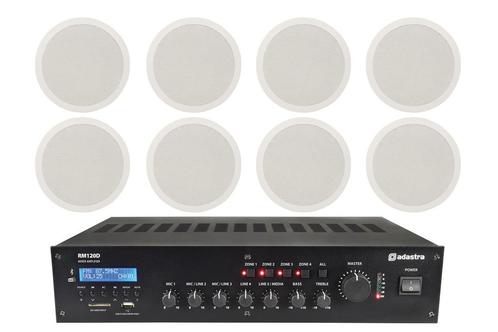 Adastra Shop 8 Inbouwspeakers + 100 Volt Versterker, Audio, Tv en Foto, Luidsprekerboxen