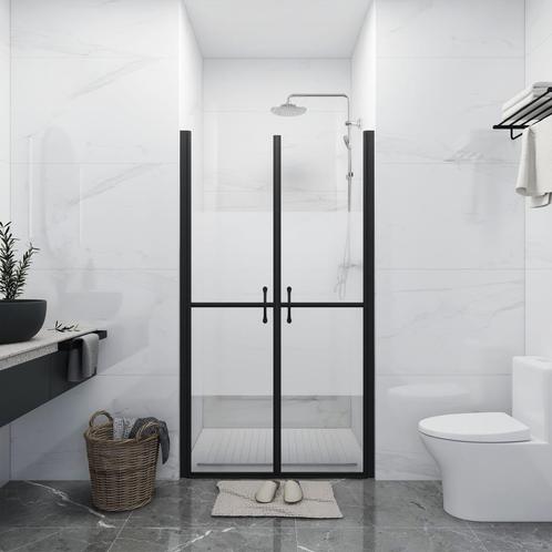 vidaXL Porte de douche ESG demi-dÃ©poli (78-81)x190 cm, Bricolage & Construction, Sanitaire, Neuf, Envoi