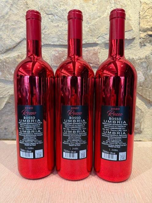 2020 Luxe Collection Rosso - Umbrië - 3 Flessen (0.75 liter), Verzamelen, Wijnen