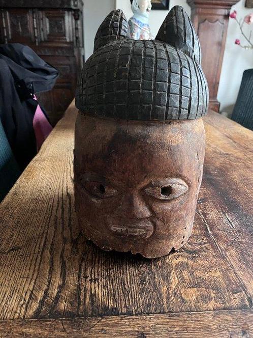 Helmmasker - Nigeria  (Zonder Minimumprijs), Antiek en Kunst, Kunst | Niet-Westerse kunst